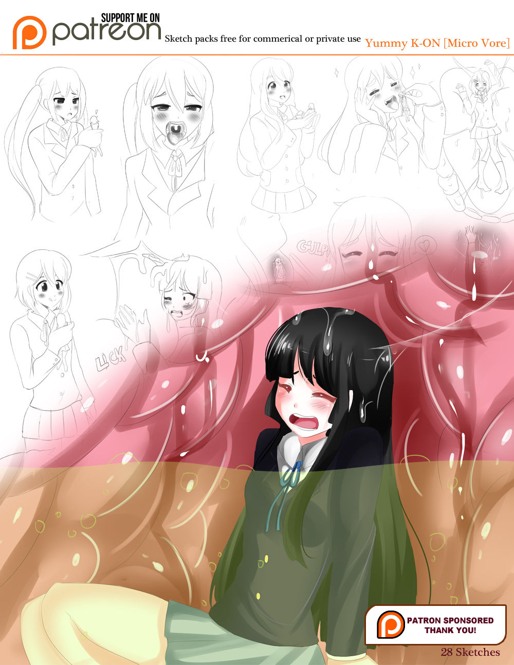 Yummy k-on sketch pack page 1 full