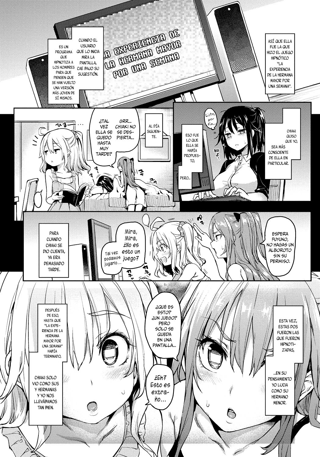 Ane Taiken Shuukan 4 | Una semana follando a mis hermanas 4 page 4 full