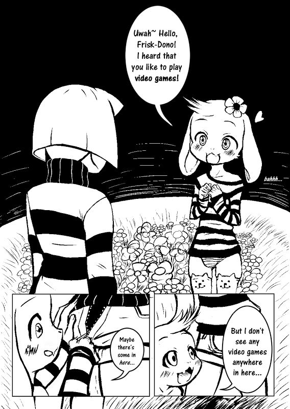Short Undertale comic page 1 full