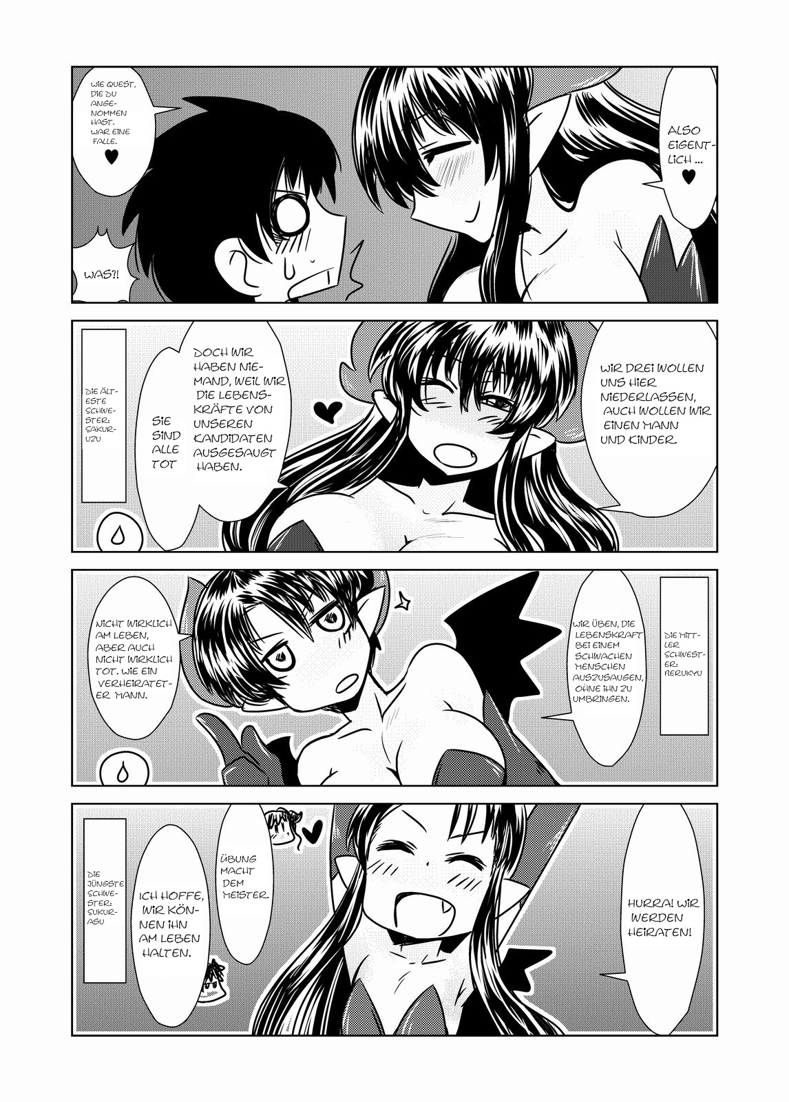 Succubus no San Shimai | Drei Sukkubus Schwestern page 6 full
