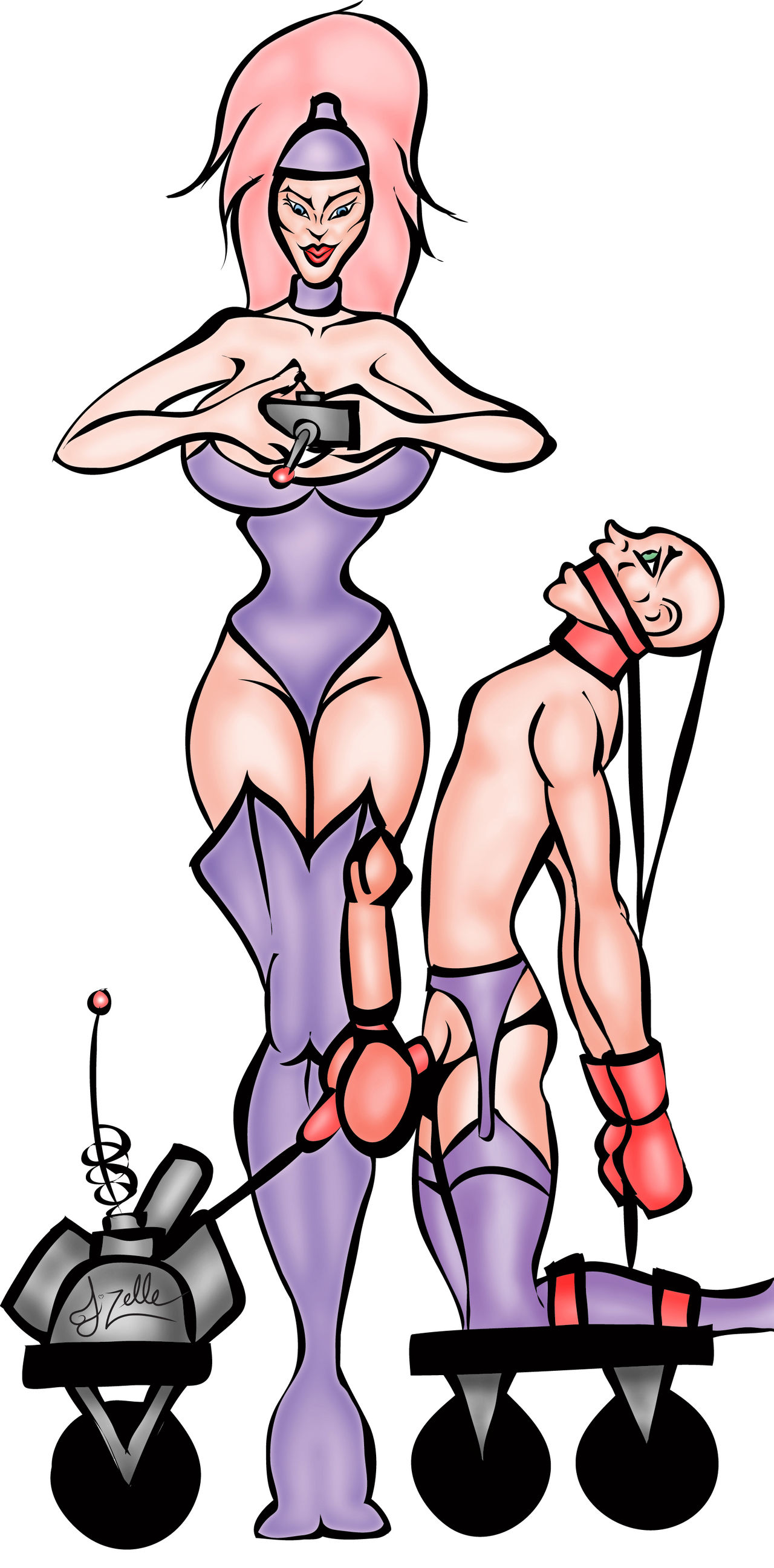 Sissyjizelle's forced fem/femdom art page 2 full
