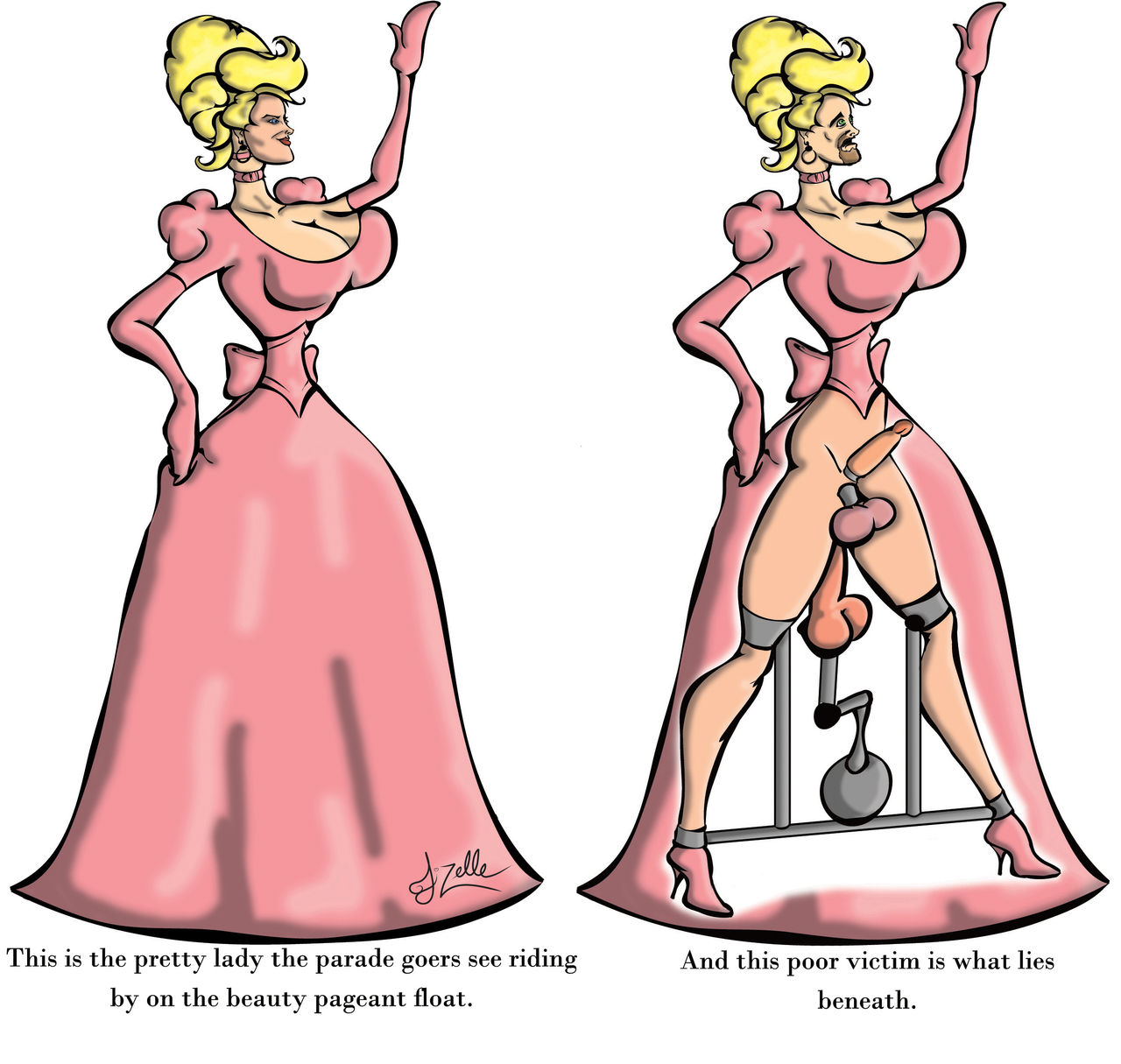 Sissyjizelle's forced fem/femdom art page 4 full
