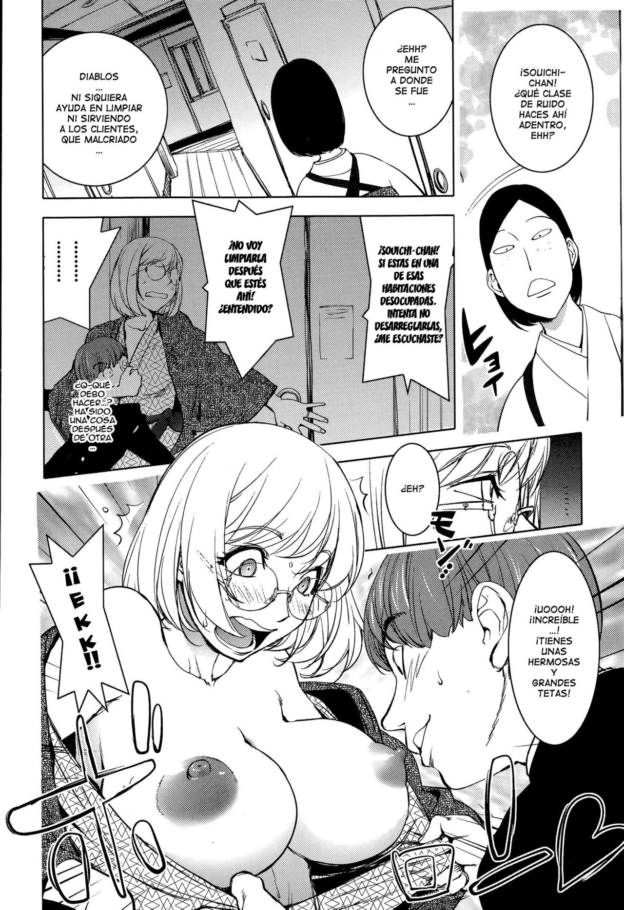 Kaya-nee to Ryokan no Musuko | ¡Kaya-nee Y el Muchacho de Las Aguas Termales!   =EES= page 8 full
