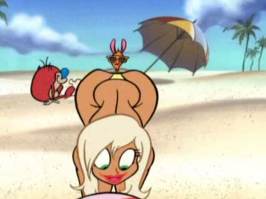 Ren and Stimpy Adult Party Cartoon: Naked Beach Frenzy Gallery page 2 full