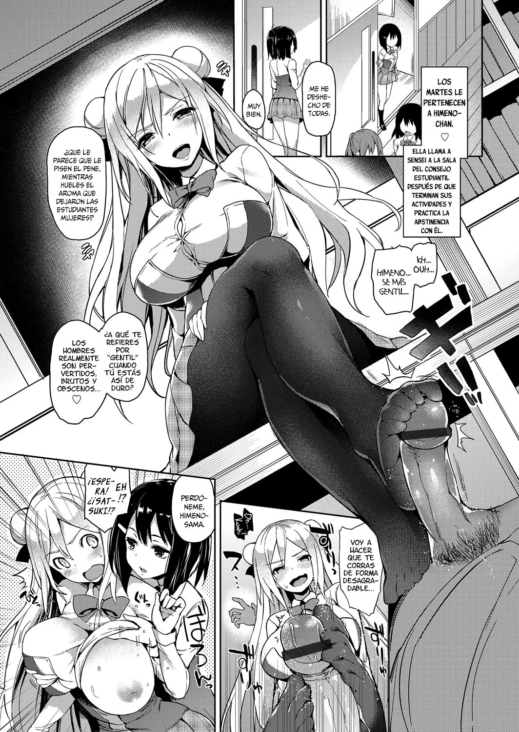 Kinyoku-bu ~Joseito-tachi ni Choukyou Seikyouiku Jisshuu~ | Club de la Abstinencia ~Entrenamiento Sexual Práctico Para Estudiantes Femeninas~ Ch. 5 page 5 full