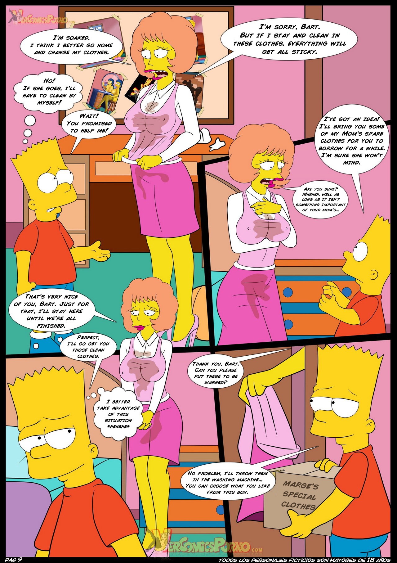 The Simpsons: Old Habits 4 - An Unexpected Visit page 10 full