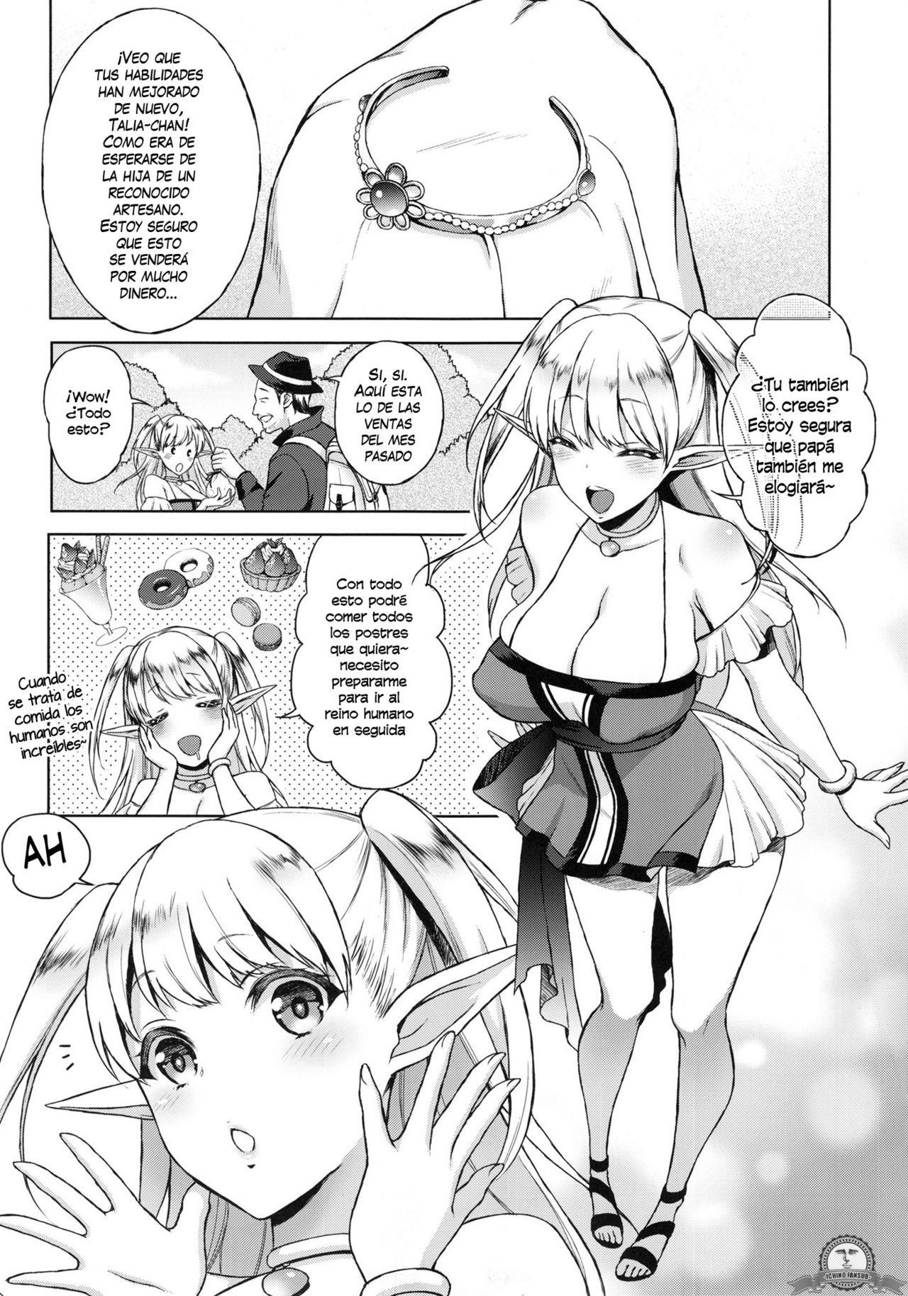 Kaihana - Ochita Elf Tsuma page 5 full