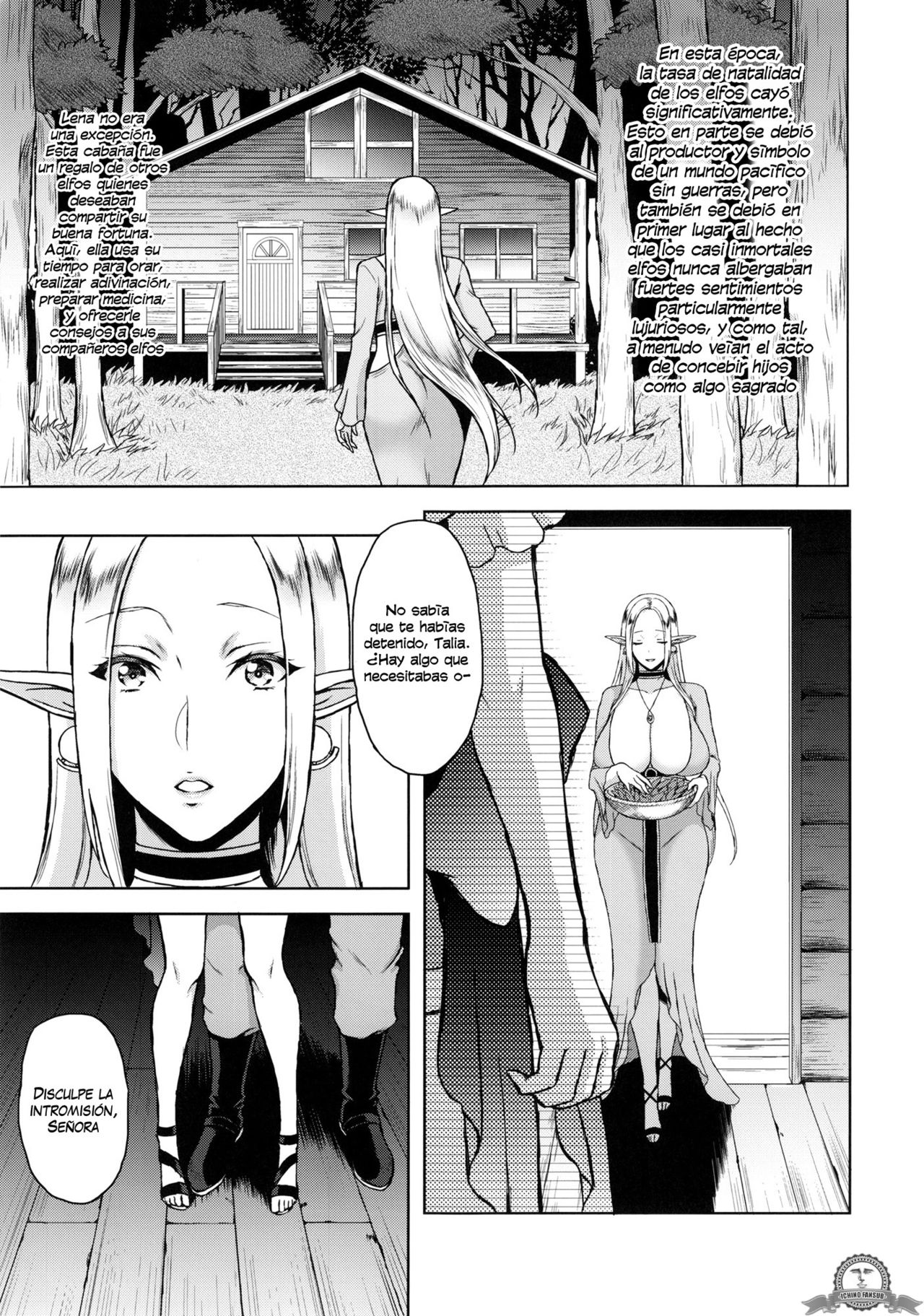 Kaihana - Ochita Elf Tsuma page 7 full