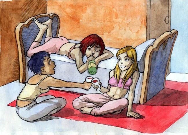 Girl's Party page 1 full