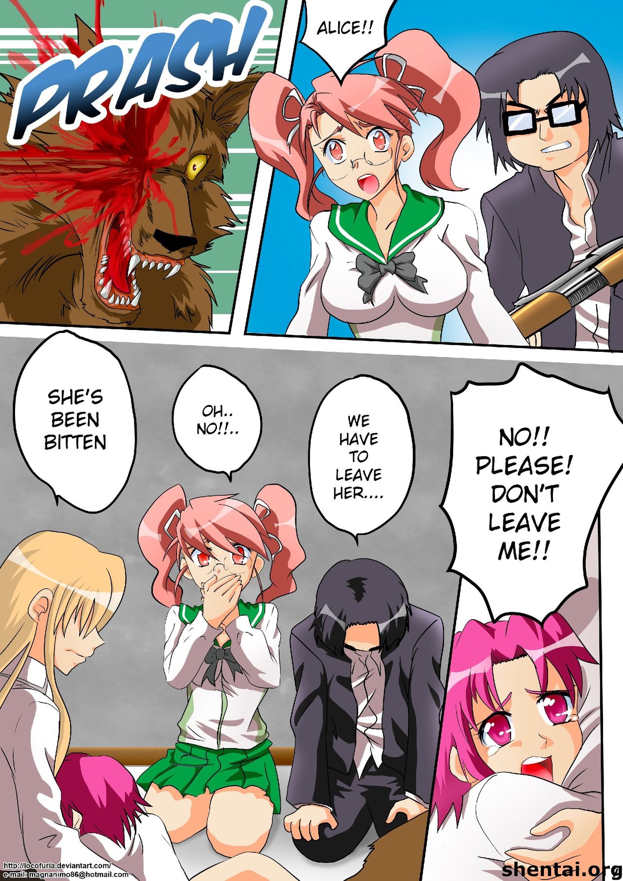 High School of the Werewolf 1 page 10 full
