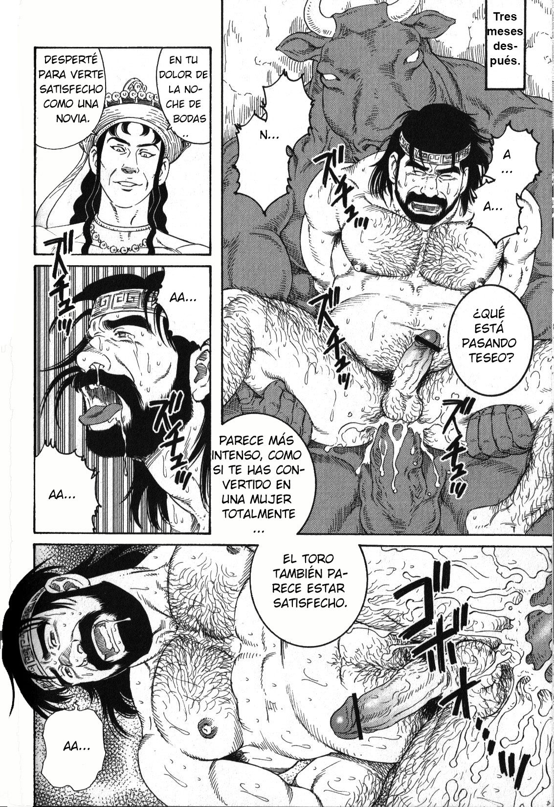 Teseo y el minotauro. page 8 full