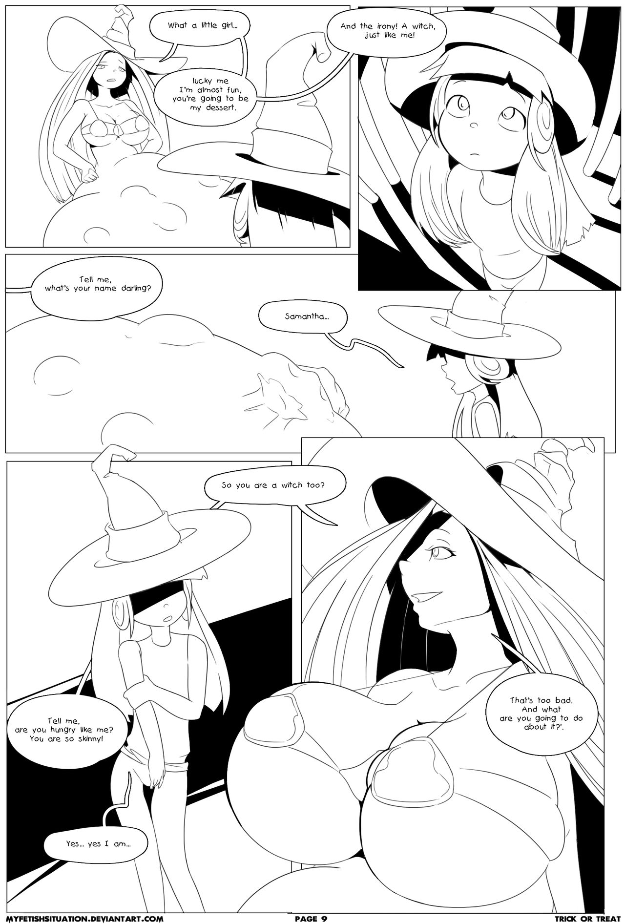 The Witch in 'Trick or Treat' page 9 full
