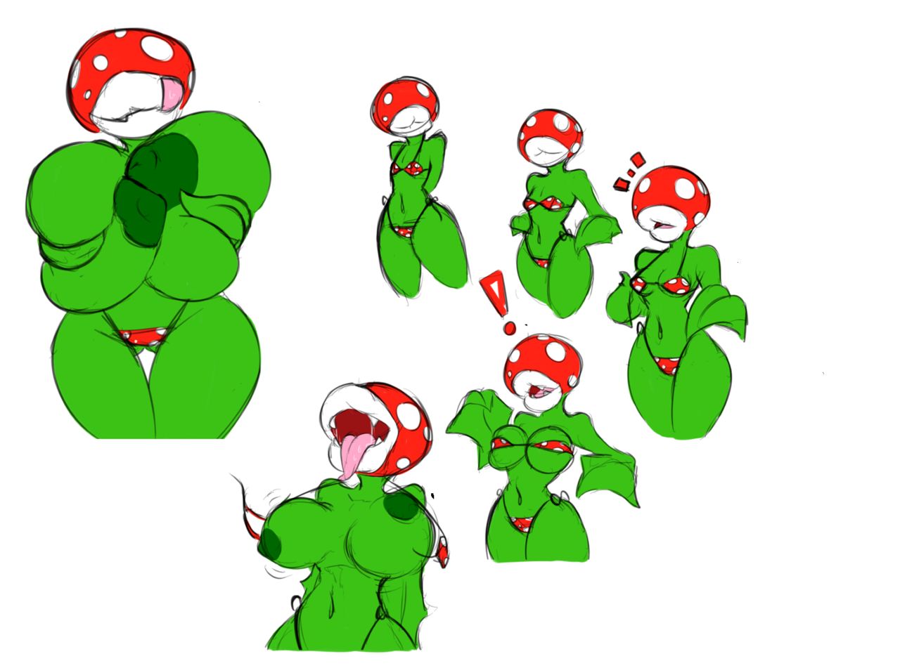 - Piranha Plant Doodles page 10 full