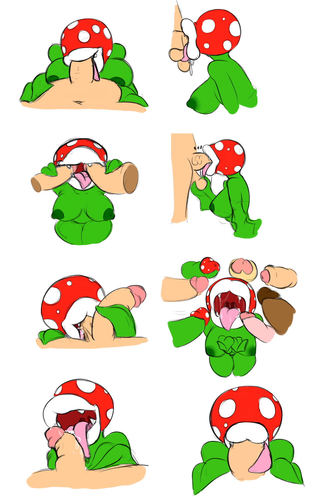 - Piranha Plant Doodles page 3 full