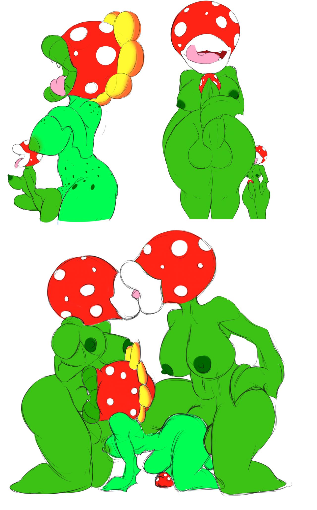 - Piranha Plant Doodles page 9 full