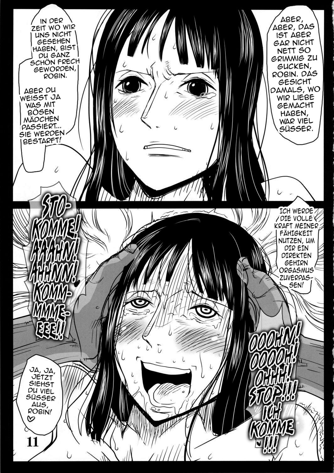 Metabolism OP Kyonyuu Kyoshiri Shoufu Nico Robin no Keshi Tai Kako page 10 full