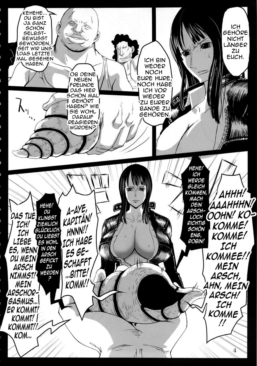 Metabolism OP Kyonyuu Kyoshiri Shoufu Nico Robin no Keshi Tai Kako page 3 full