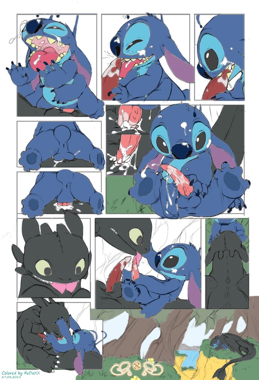 Stitch vs. Toothless page 9 full