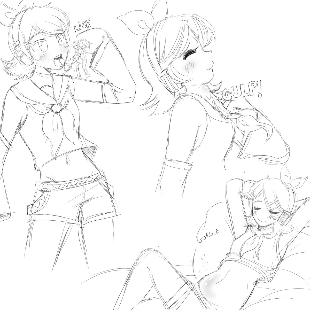 Vocaloid sketch pack page 4 full