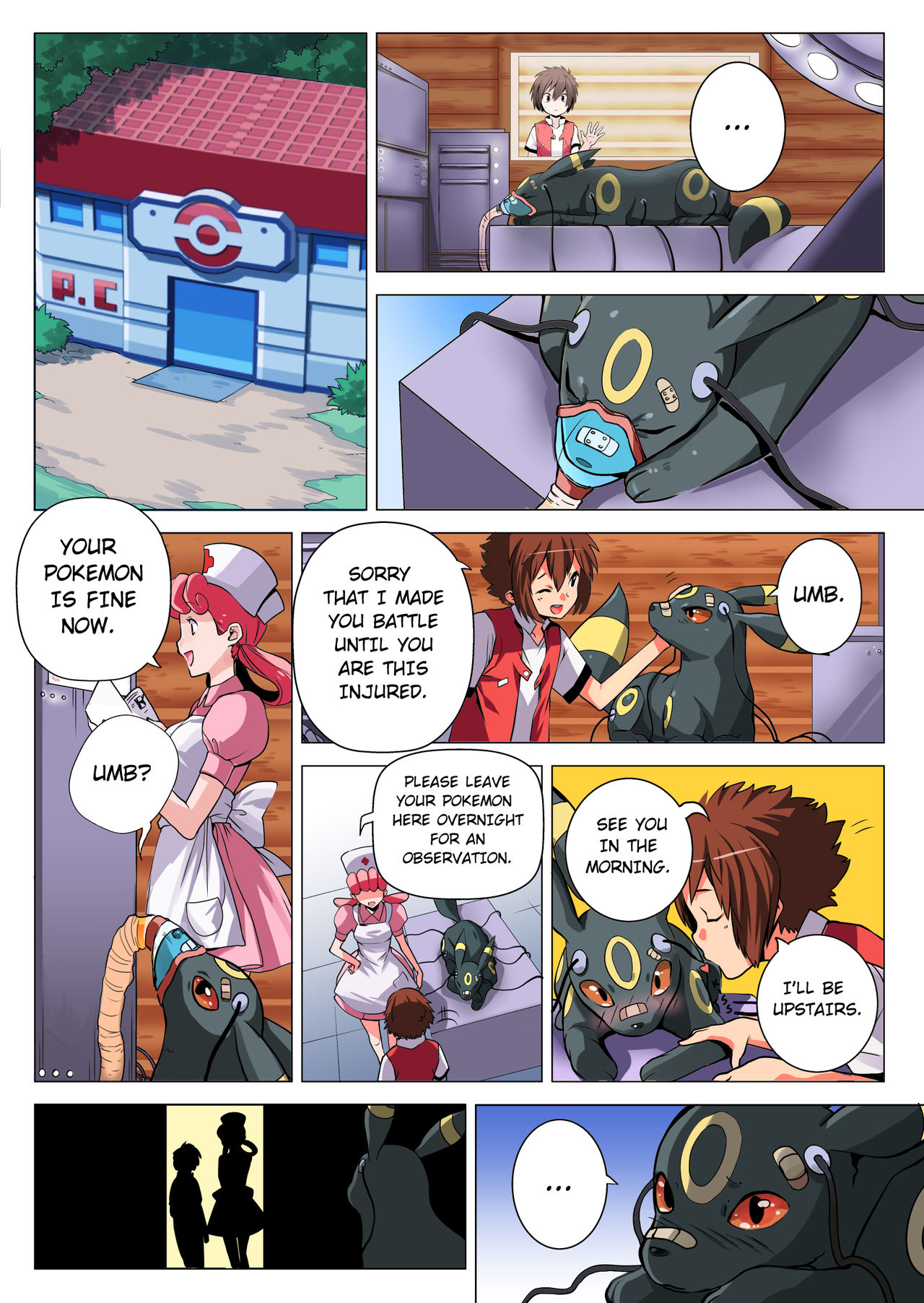 Night at the Pokemon Center page 1 full