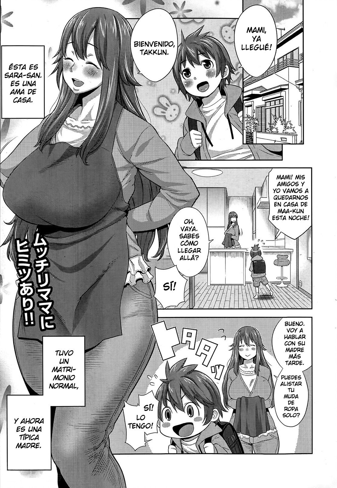 Sono Haha, Chijo ni Tsuki | Esta Madre es una Pervertida page 1 full