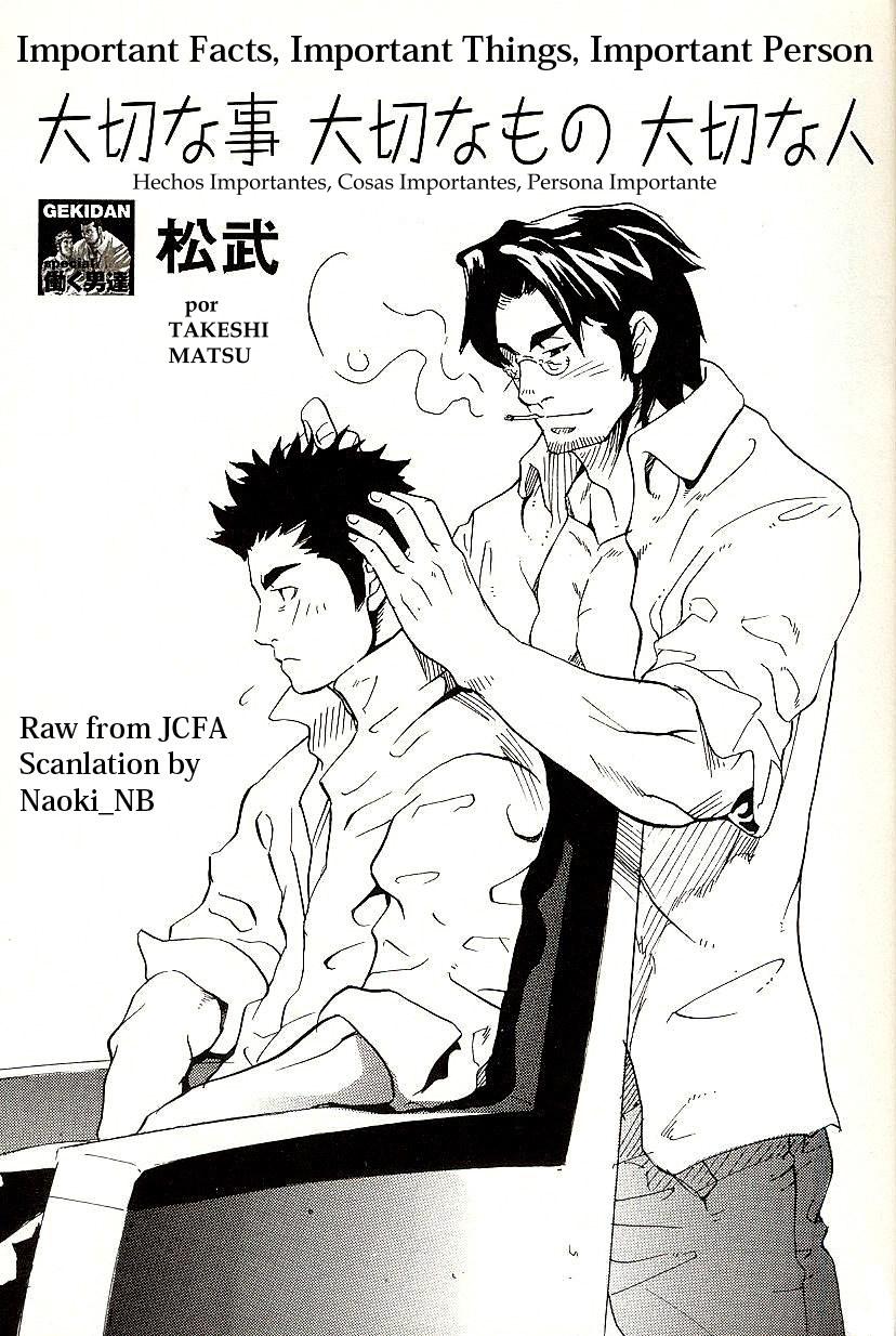 Hechos importantes, cosa importante, persona importante - Takeshi Matsu - Spanish - Yaoi bara page 1 full