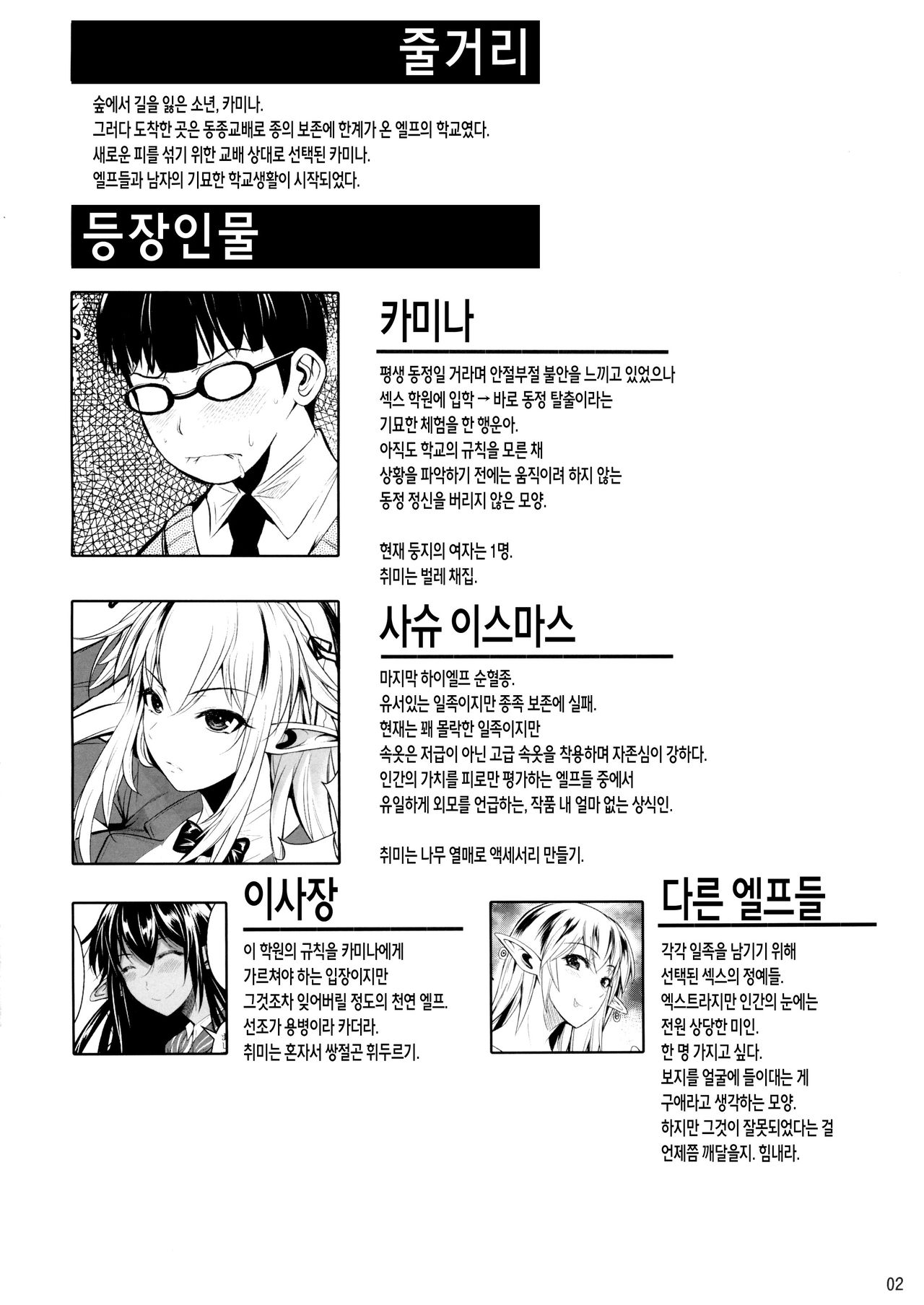 High Elf × High School Haku page 3 full