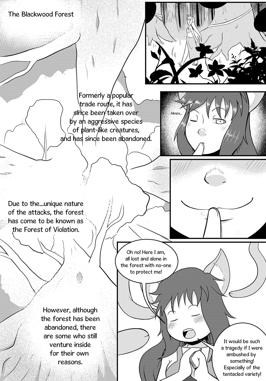 Tentacle Comic page 1 full