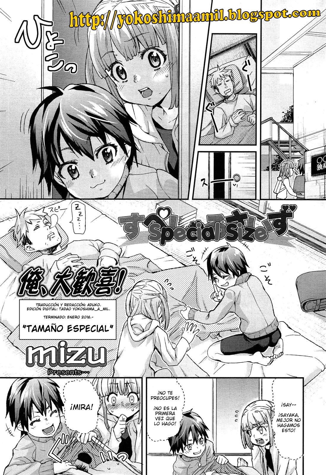 Special Size | Tamaño Especial page 1 full