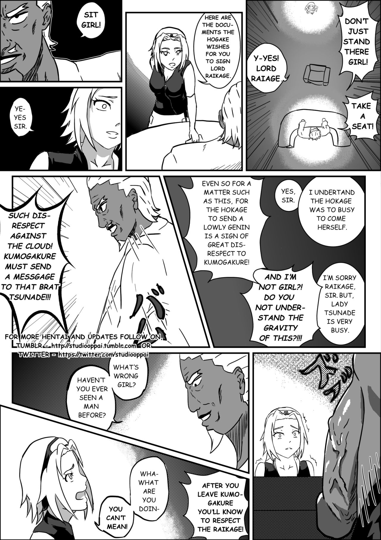Sakura's Special Training in Kumogakura! page 5 full