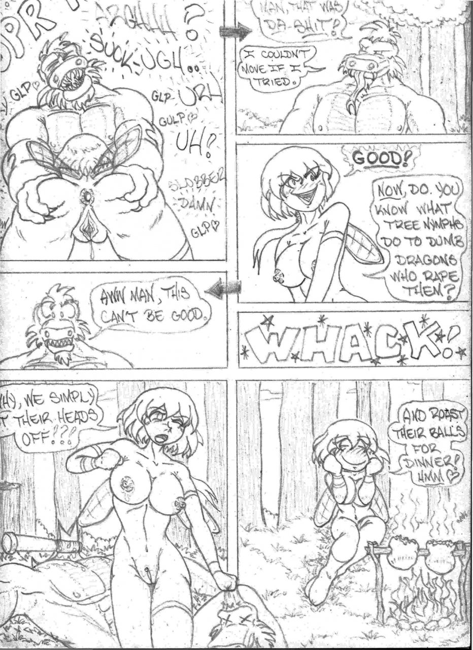 Tree Nymph Vs Dragon page 6 full