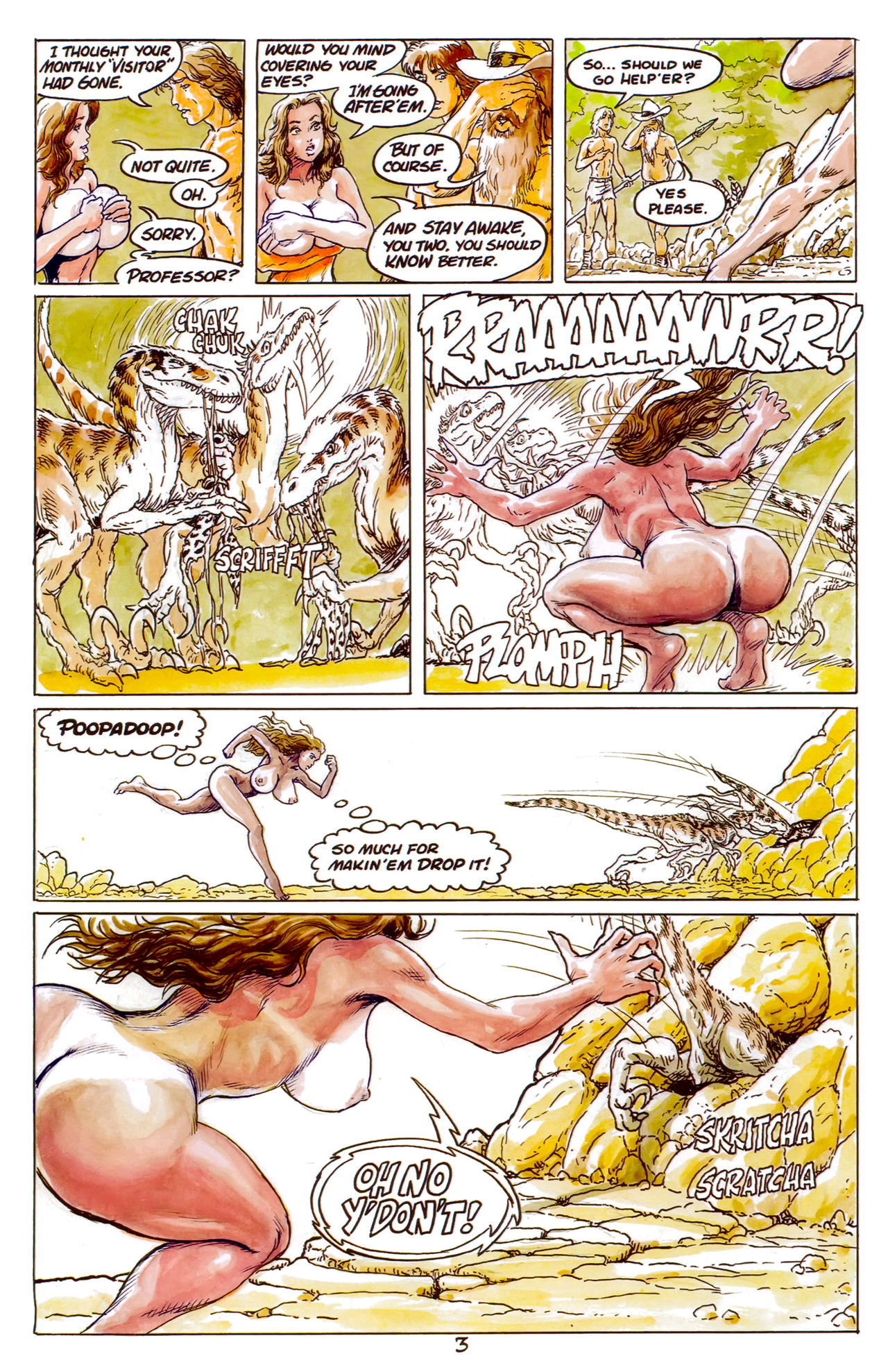 Cavewoman Jungle Tails 2 page 4 full