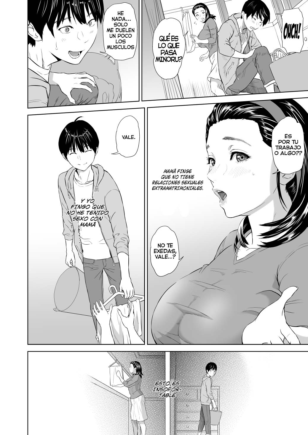 Kinjo Yuuwaku Mama Hen Kouhen | La Tentacion en Casa Madre, Segunda Parte page 3 full
