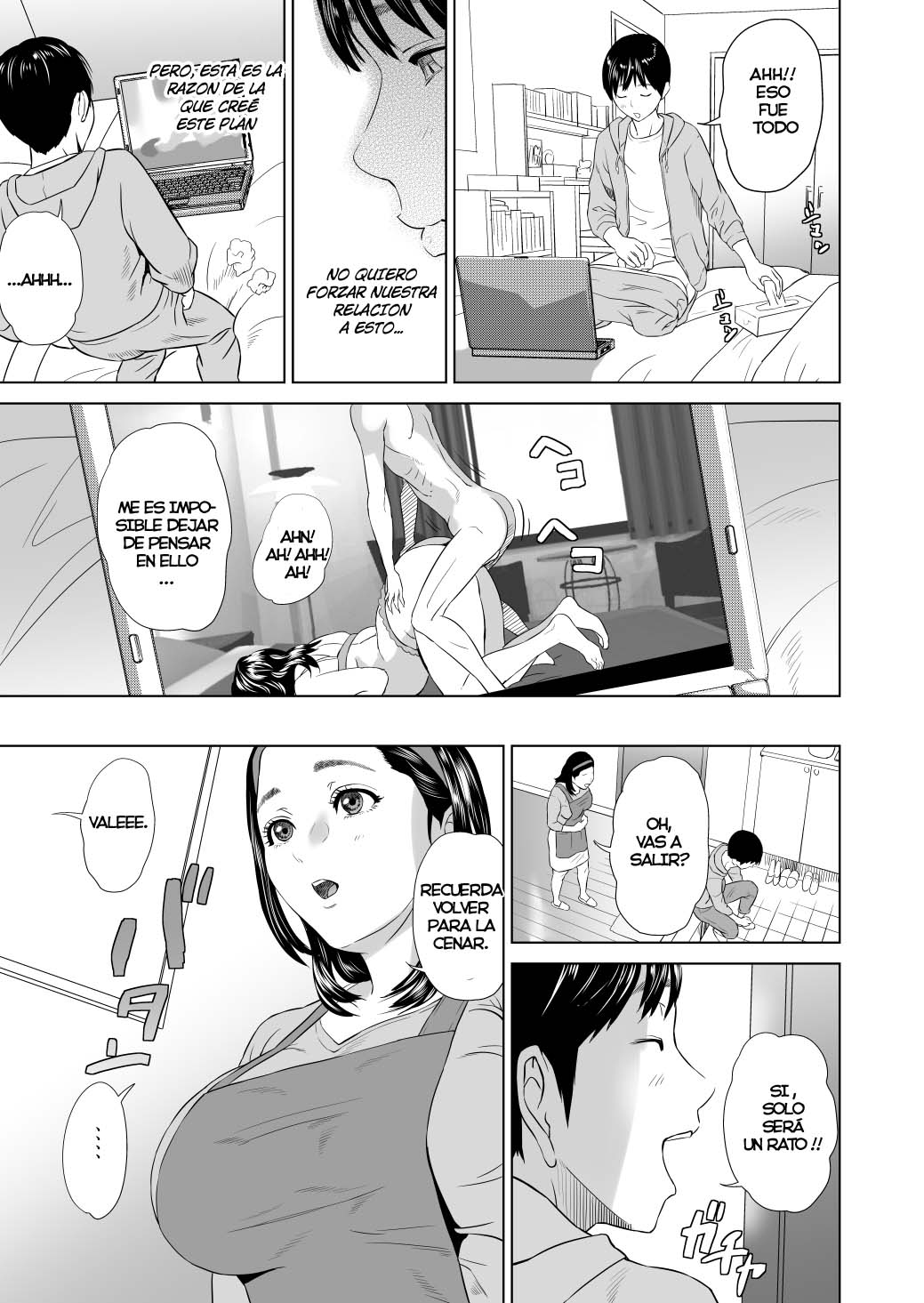 Kinjo Yuuwaku Mama Hen Kouhen | La Tentacion en Casa Madre, Segunda Parte page 6 full