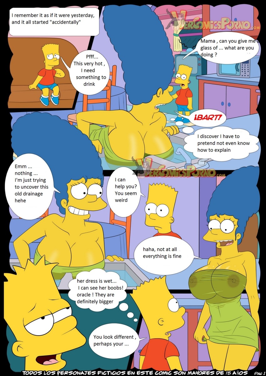 The Simpsons-Old Habits page 1 full