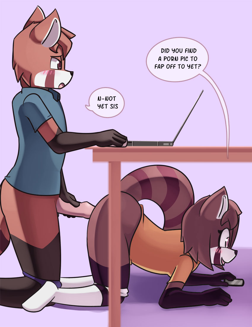 Red Panda Siblings page 1 full