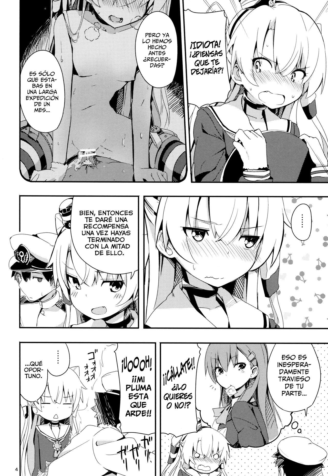 Amatsukaze to Tetsuya de H shinagara Houkokusho page 3 full