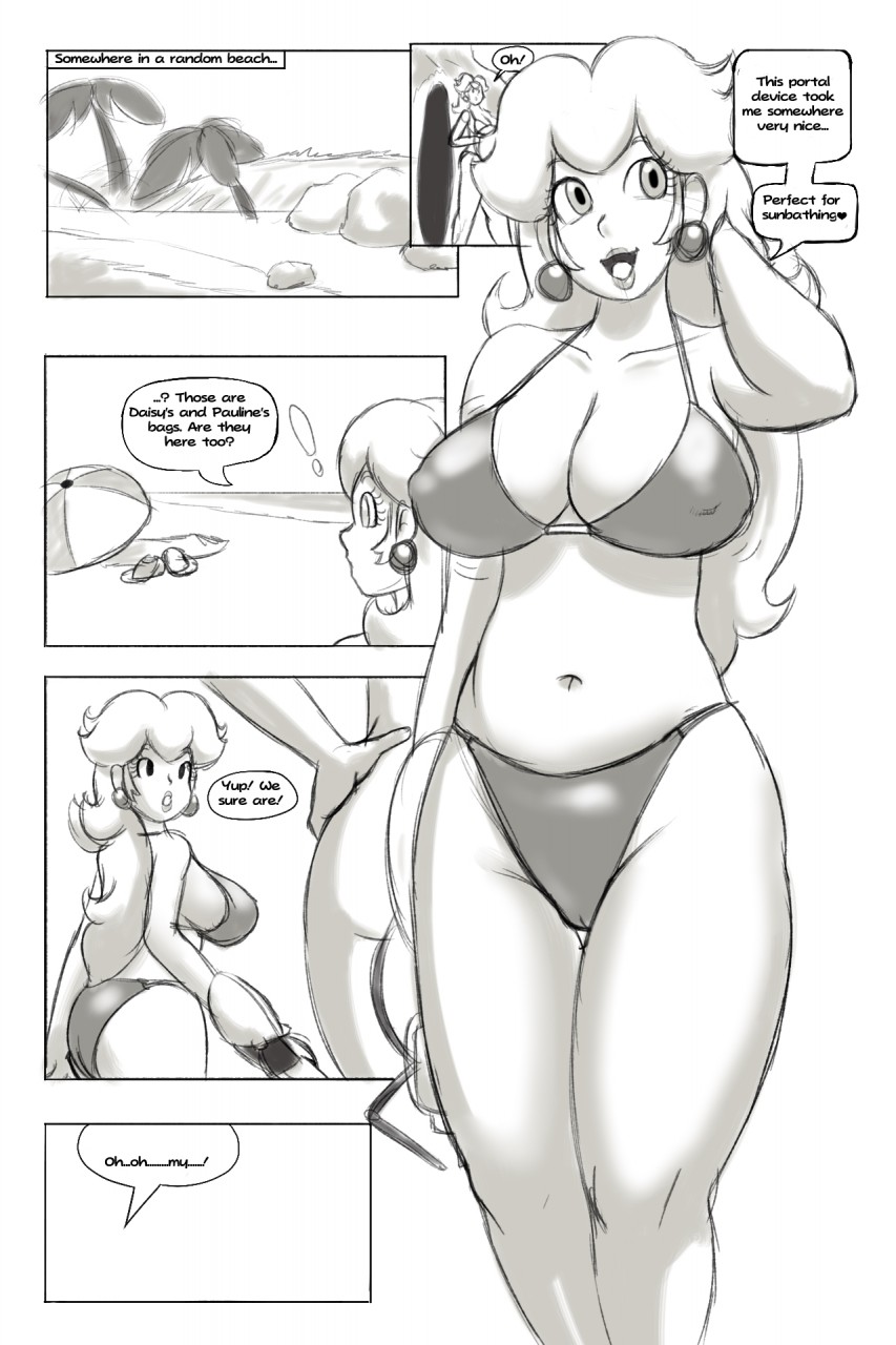 Peach's Beach Adventure page 1 full