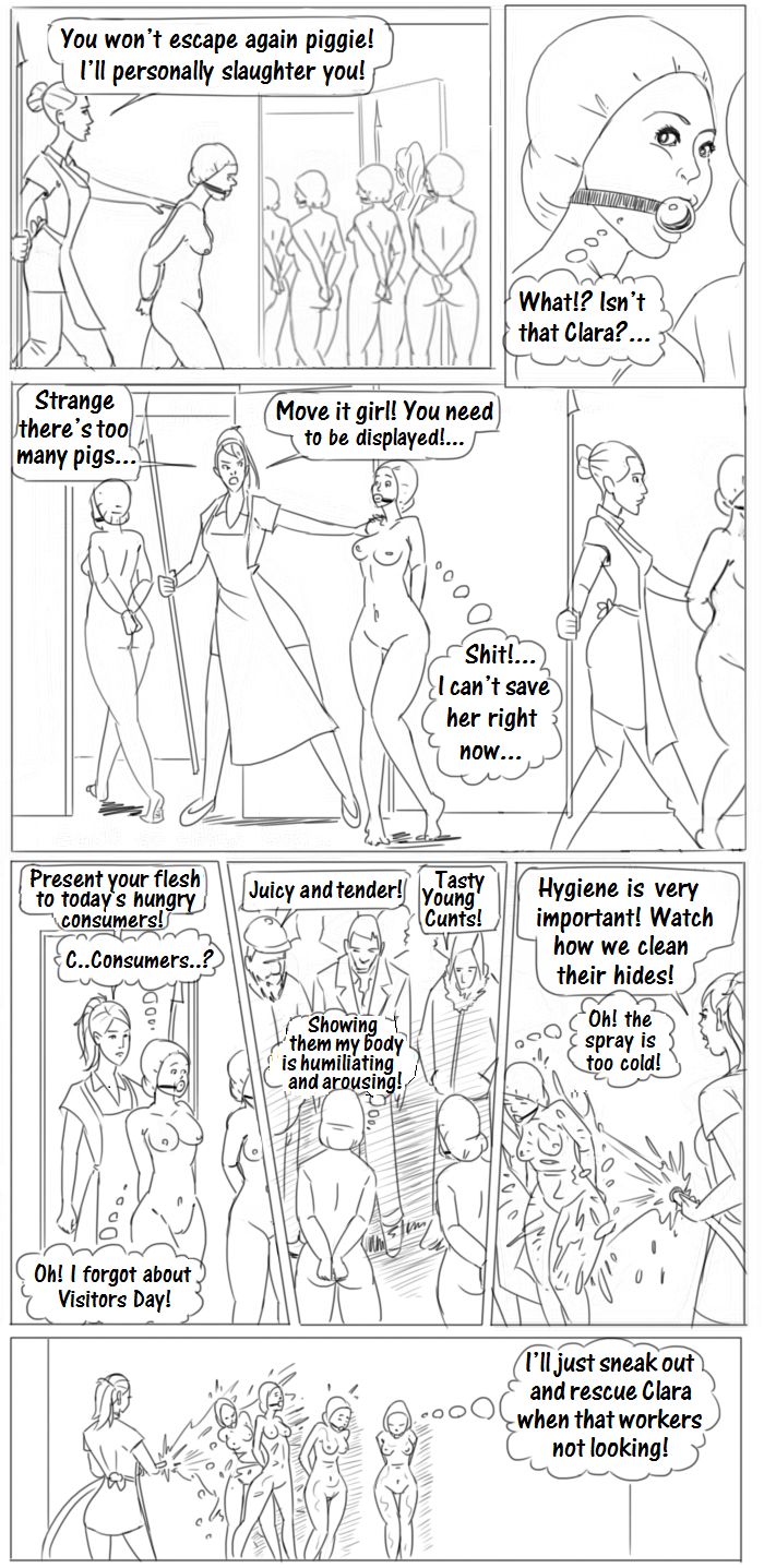 Meat Girls Ch. 1 - Visitors Day page 7 full