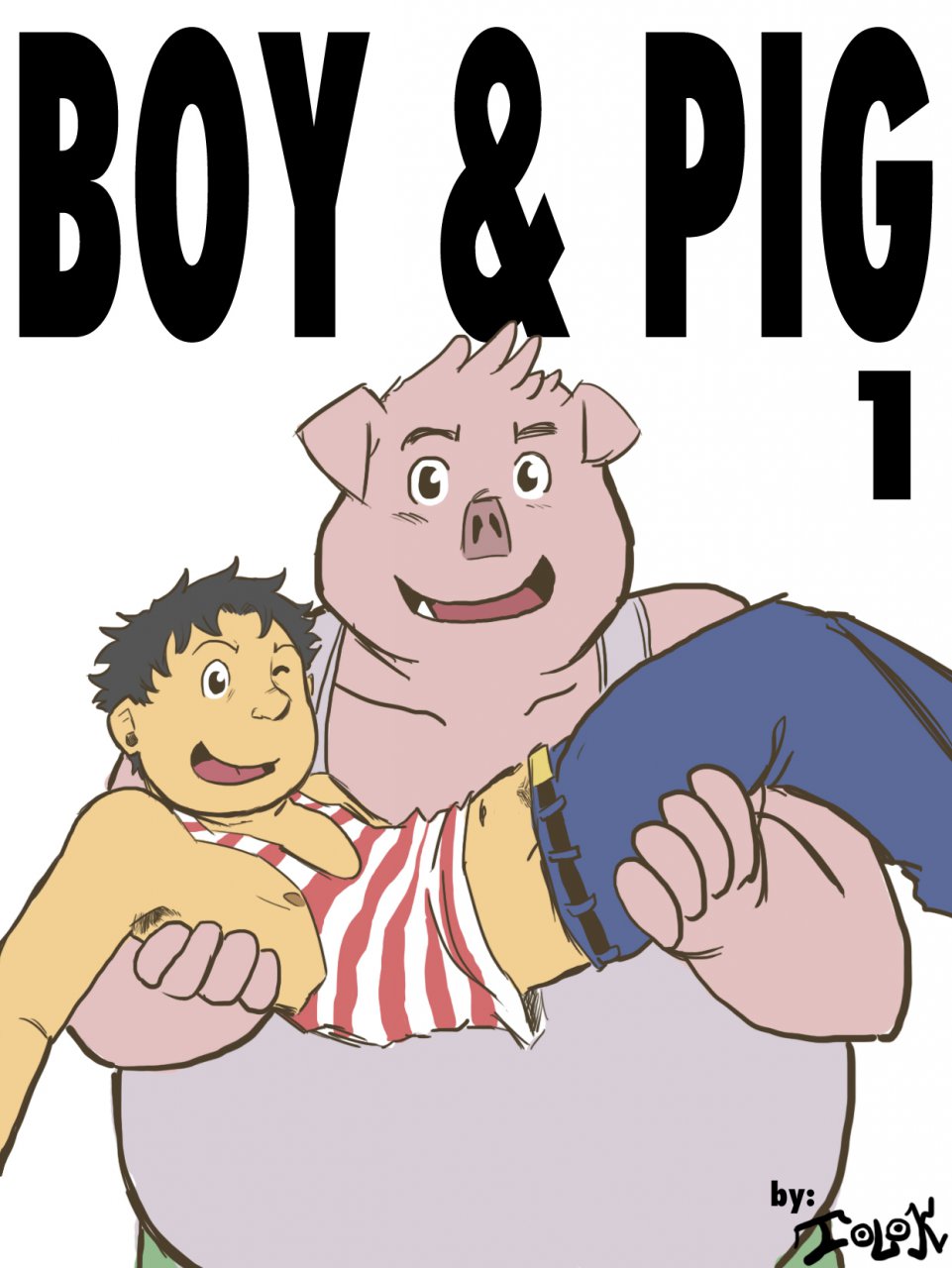 Boy & Pig - Page 1 - IMHentai