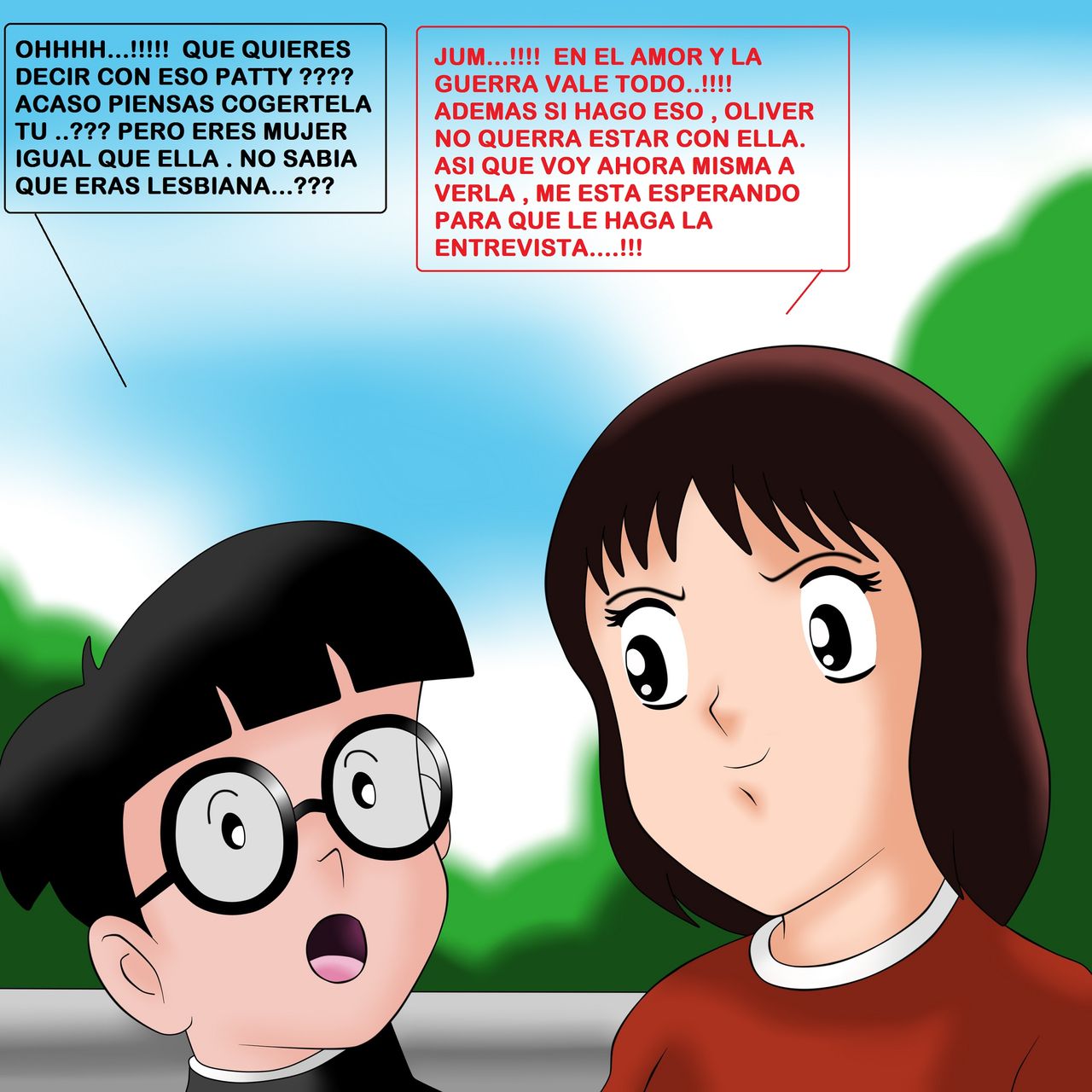 CAPITAN TSUBASA... EPISODIO YURI " PATTY LA PROBADORA" page 3 full