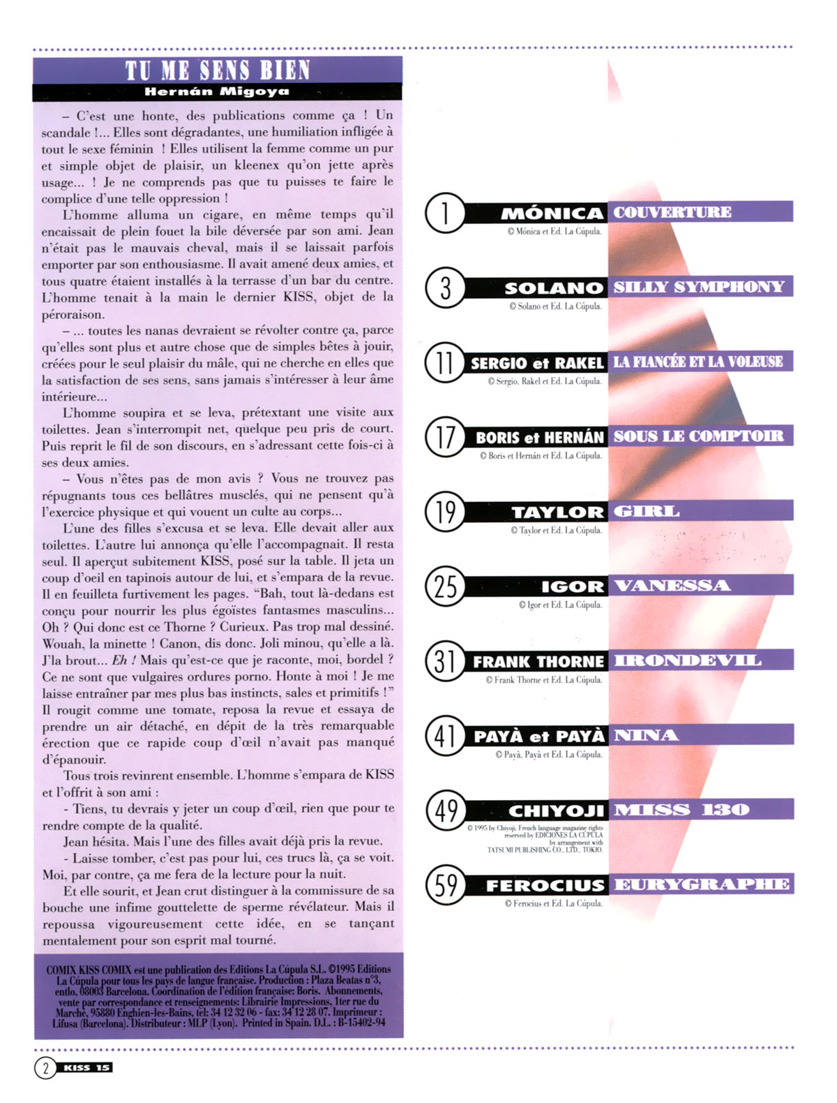 La Poudre Aux Reves  - Volume 15 page 2 full