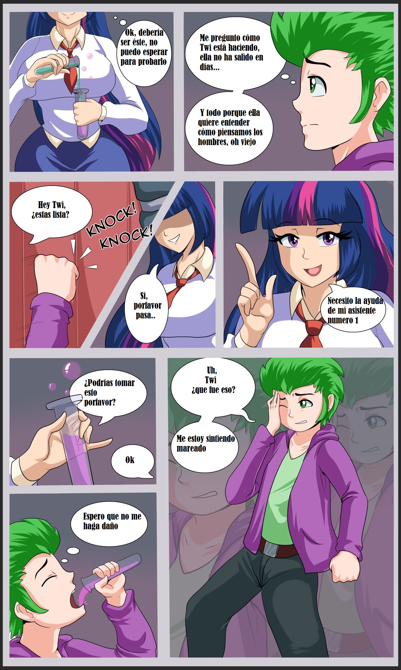 The Spike Experiment  Spanish page 1 full