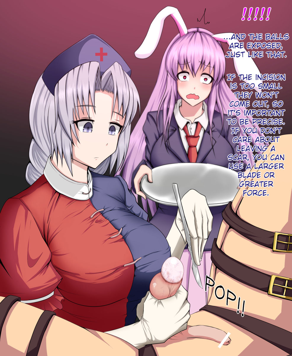 Eirin to Udonge no Kyousei Kougan Tekishutsu Shujutsu | Eirin and Udonge Commit an Orchiectomy   =LWB= page 4 full
