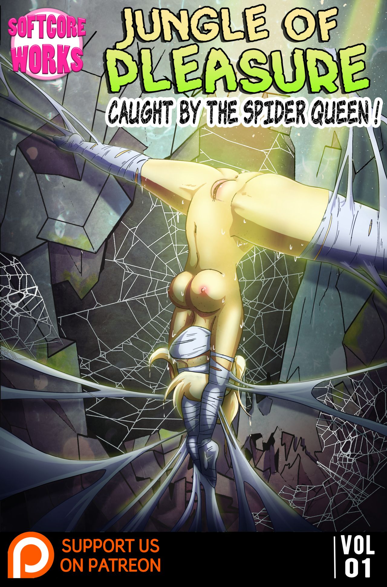 Jungle of Pleasure Volume 1: Caught by the Spider Queen! - Page 1 - IMHentai