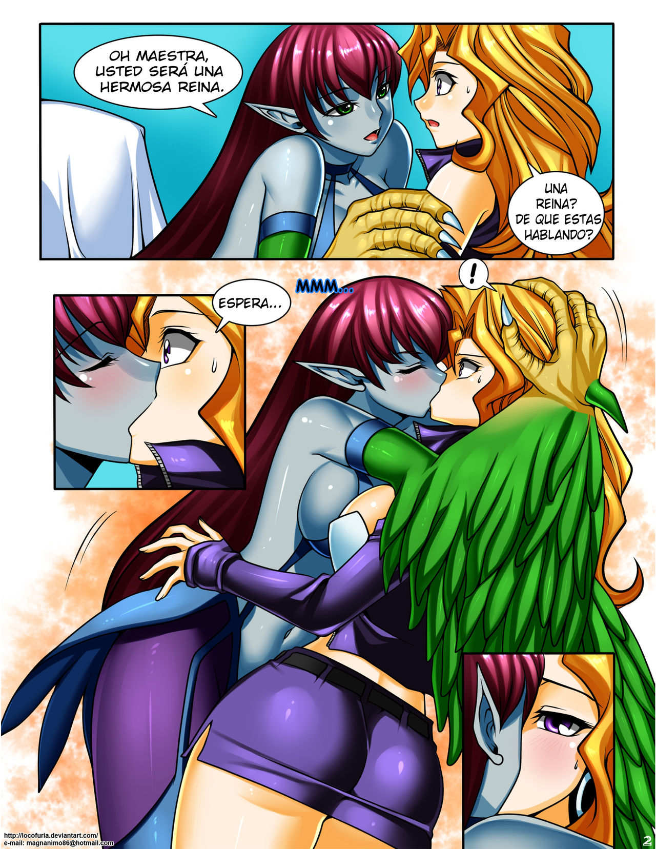 Harpie's World page 3 full