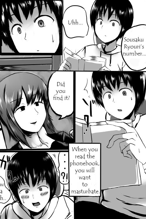 Denwachou o Yomu to Shikoritaku Naru Saimin no Manga | Wanna Fap When You Read the Phonebook page 3 full