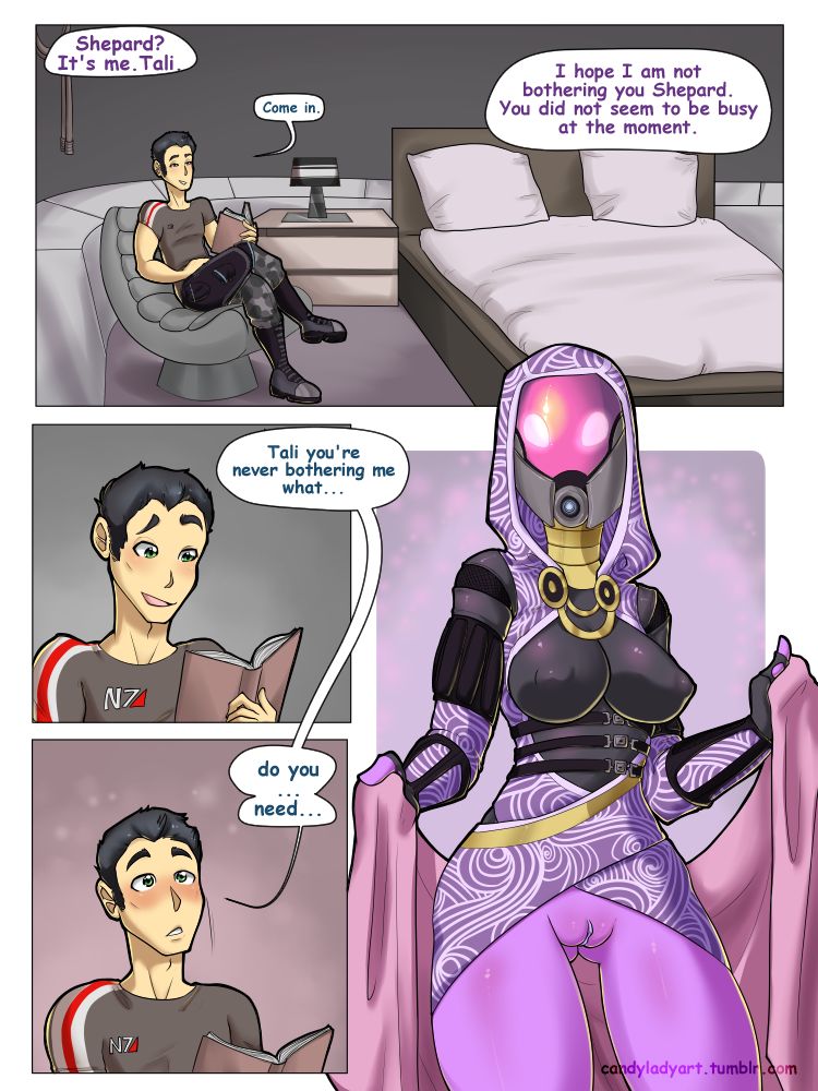 Tali x Shepard page 1 full