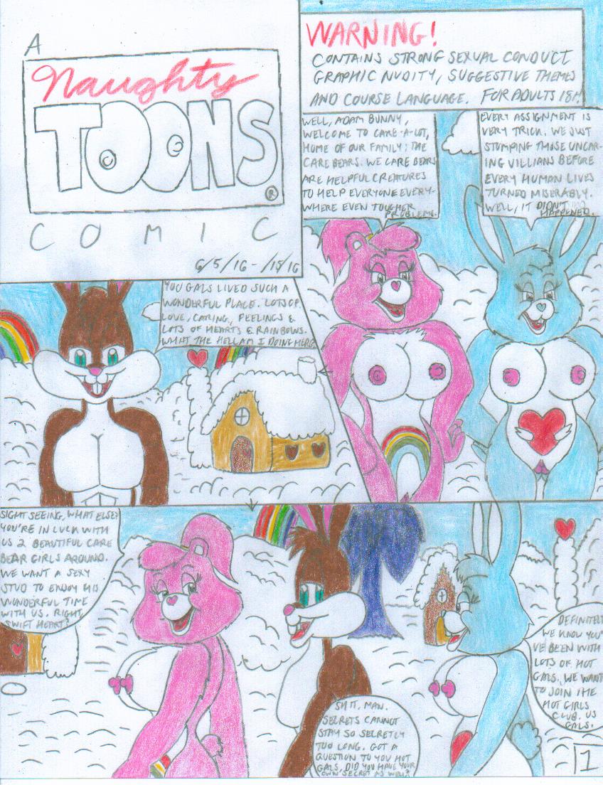 Naughty Toons Comic page 1 full