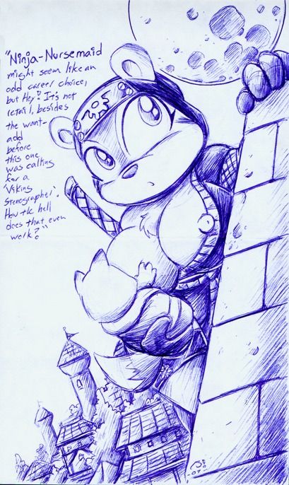 The Adventures of A Freelance Wet Nursemaid Ninja by drakefenwick page 1 full